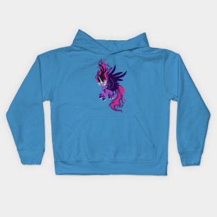 Midnight Sparkle pony Kids Hoodie